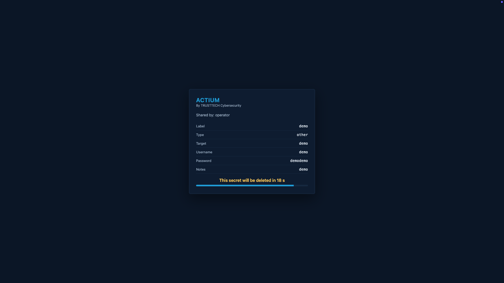 ActiumVault